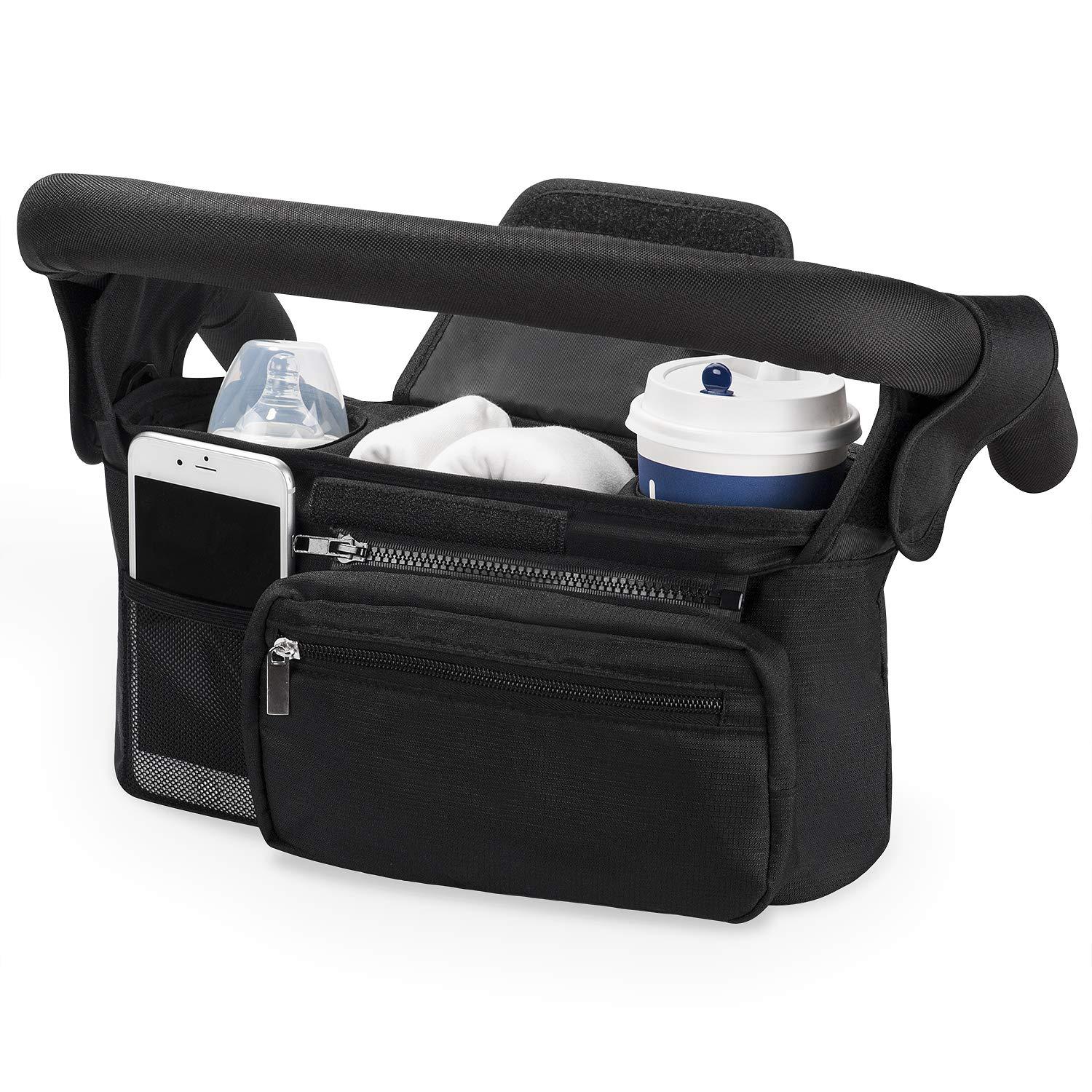 Universal Baby Stroller Organizer Bag and Storage Basket